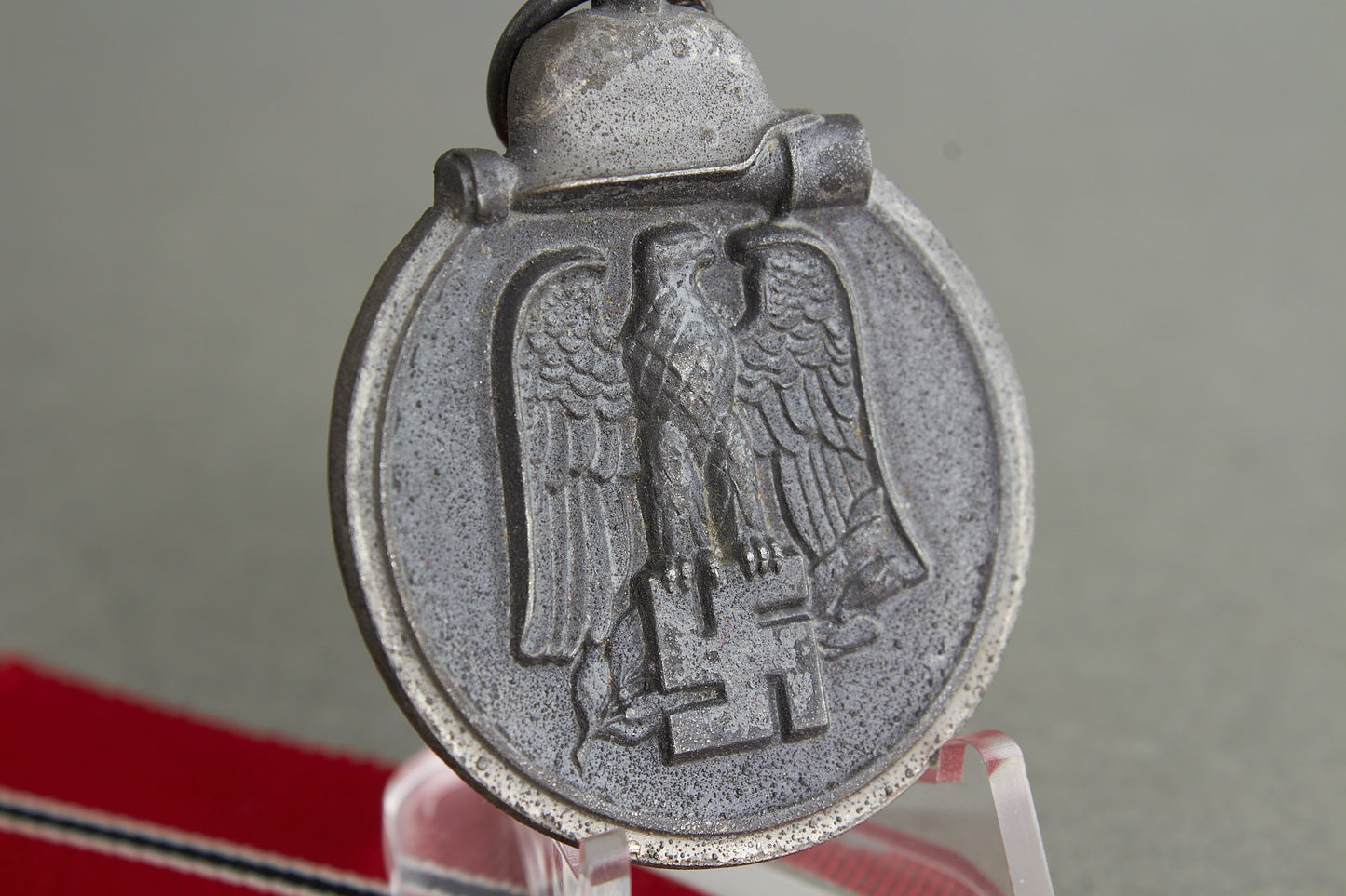 "Winterschlacht im Osten" Medal. Maker marked "76"(?). Original.