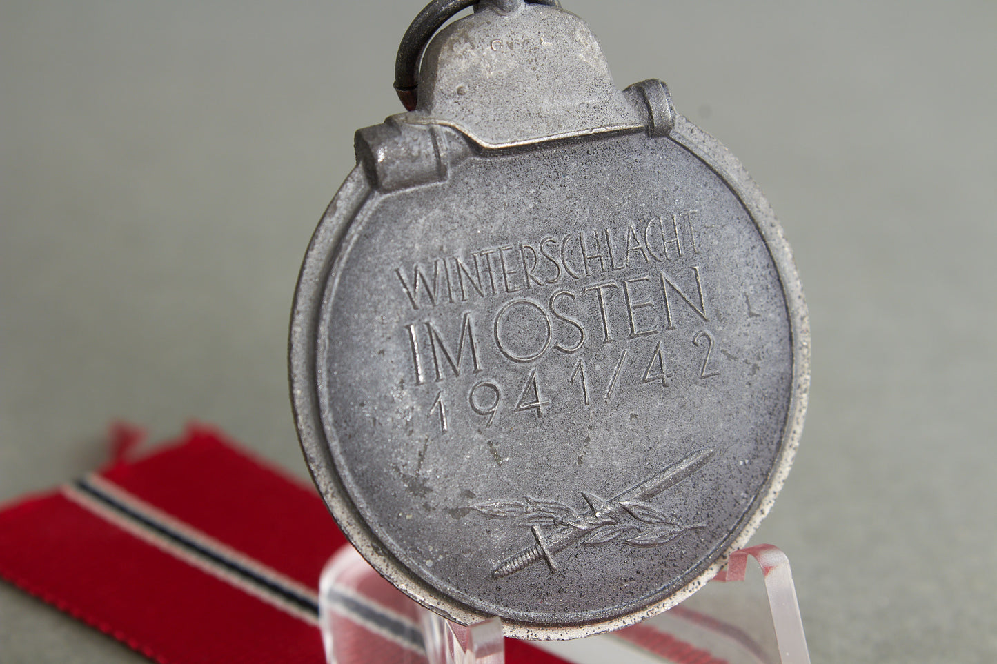 "Winterschlacht im Osten" Medal. Maker marked "76"(?). Original.
