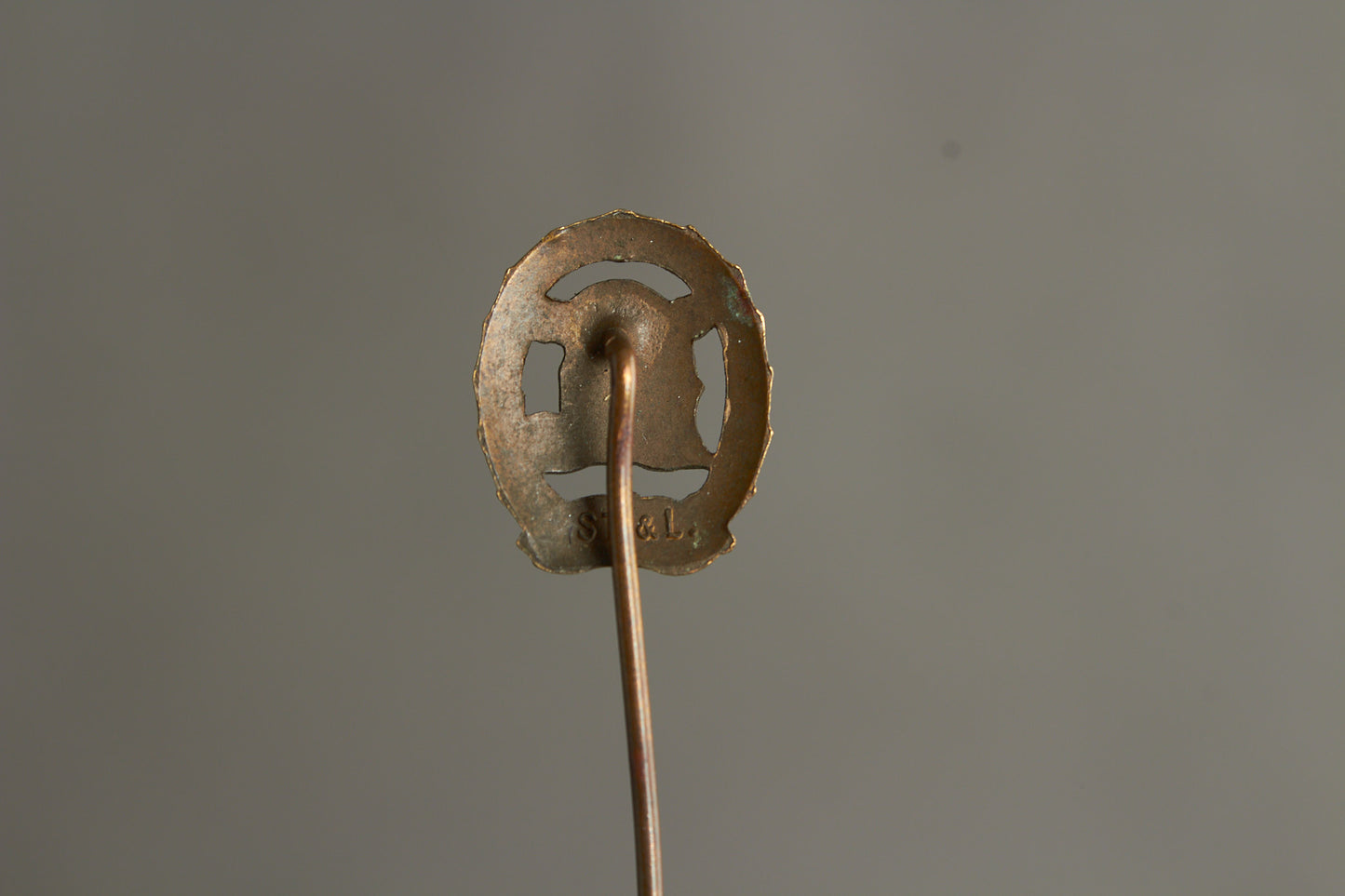 Miniature "Reichssportabzeichen DRL" in Bronze. Original.