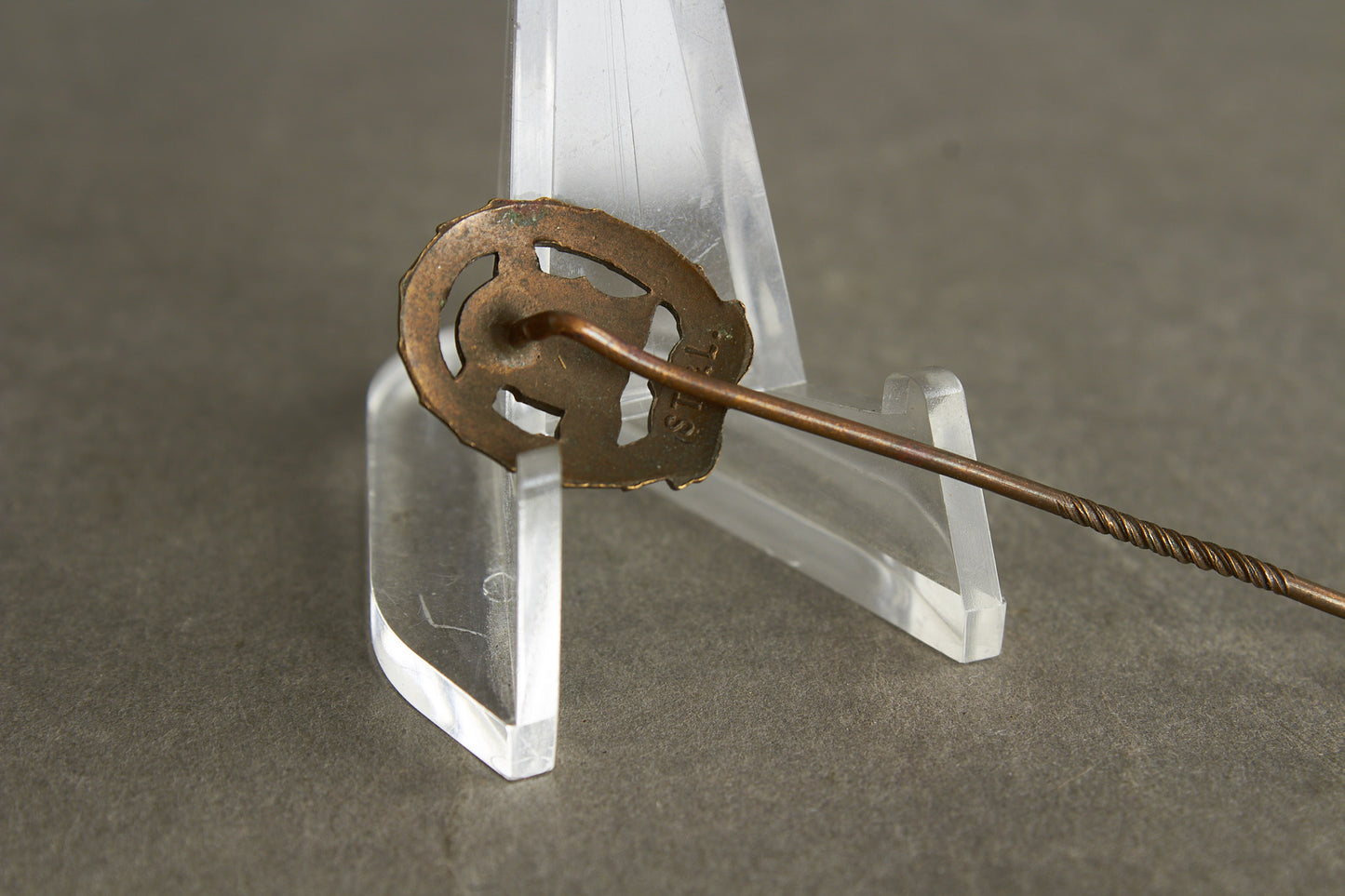 Miniature "Reichssportabzeichen DRL" in Bronze. Original.