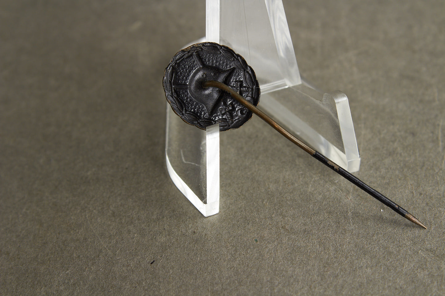 Miniature Wound Badge "Verwundetenabzeichen" in Black. Original.