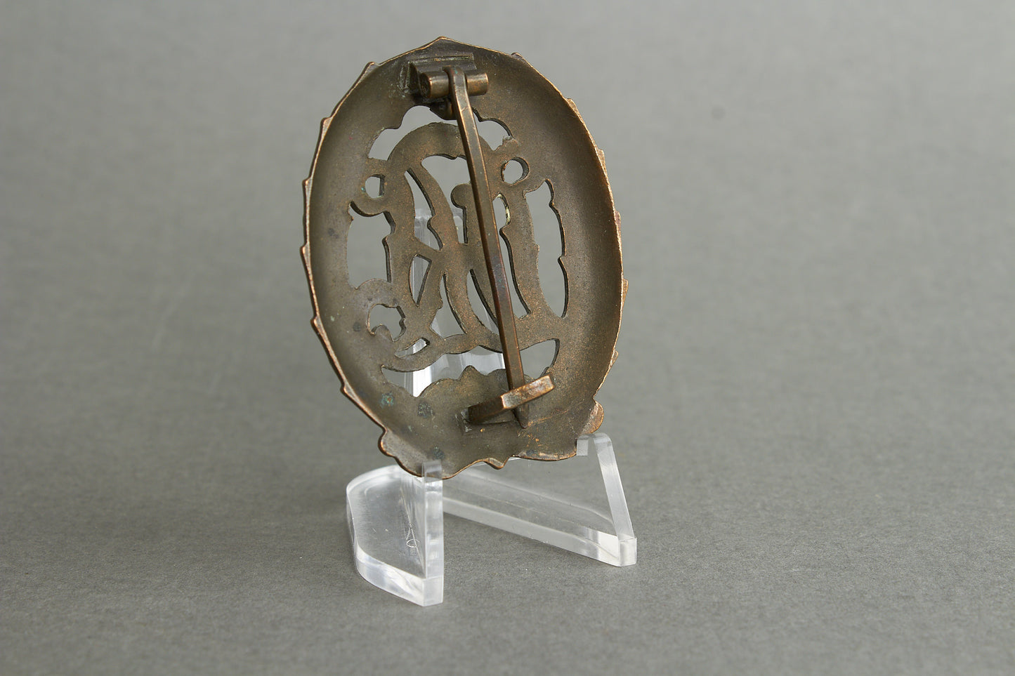 "Reichssportabzeichen DRL" in Bronze. Original.
