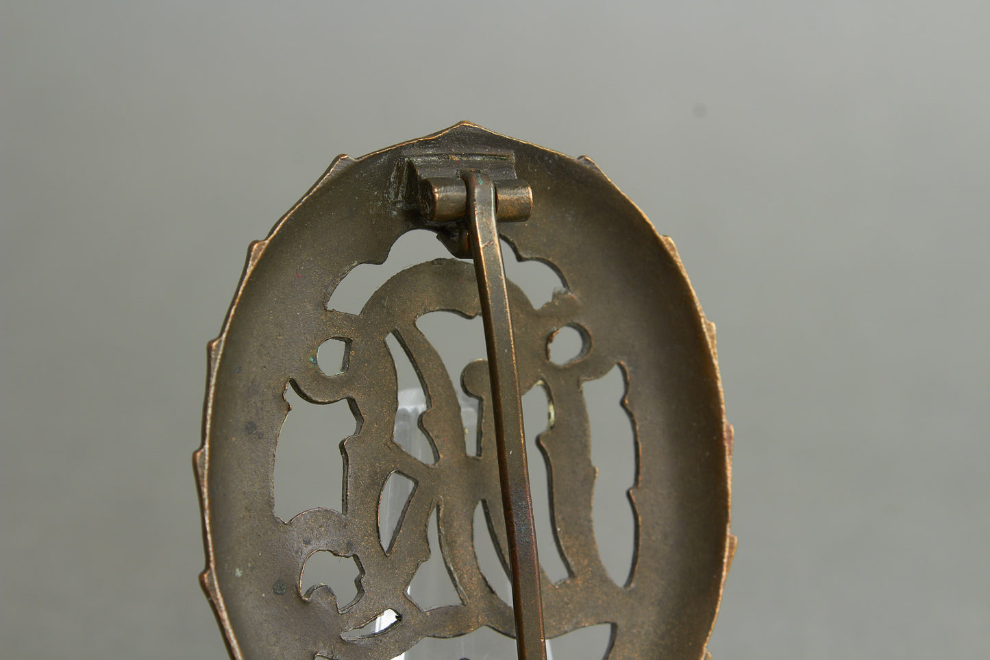 "Reichssportabzeichen DRL" in Bronze. Original.