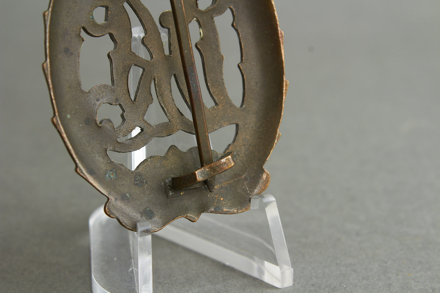 "Reichssportabzeichen DRL" in Bronze. Original.