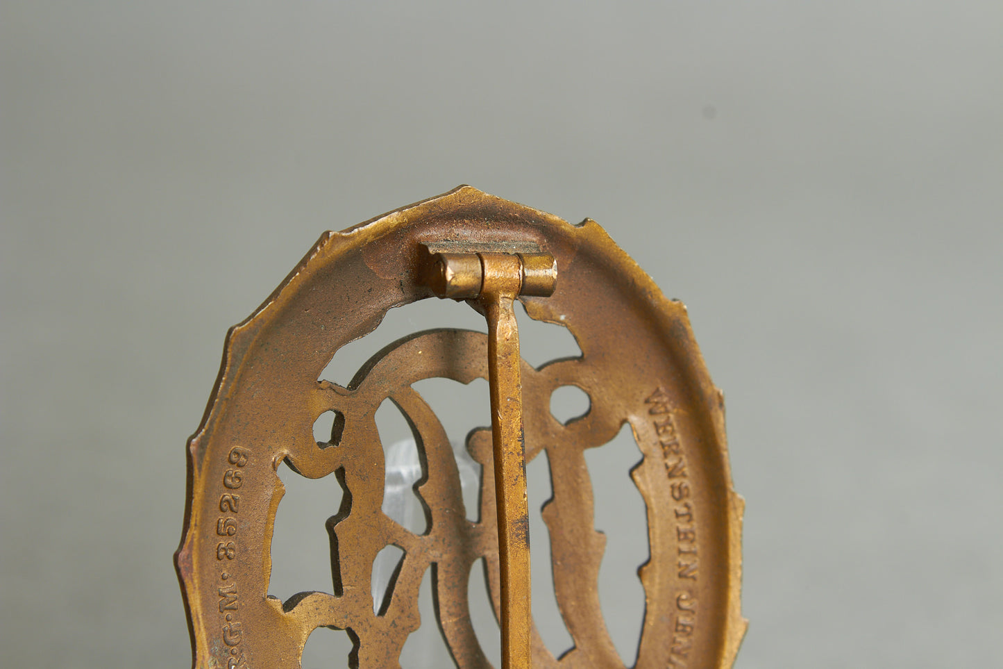 "Reichssportabzeichen DRL" in Bronze. Original.
