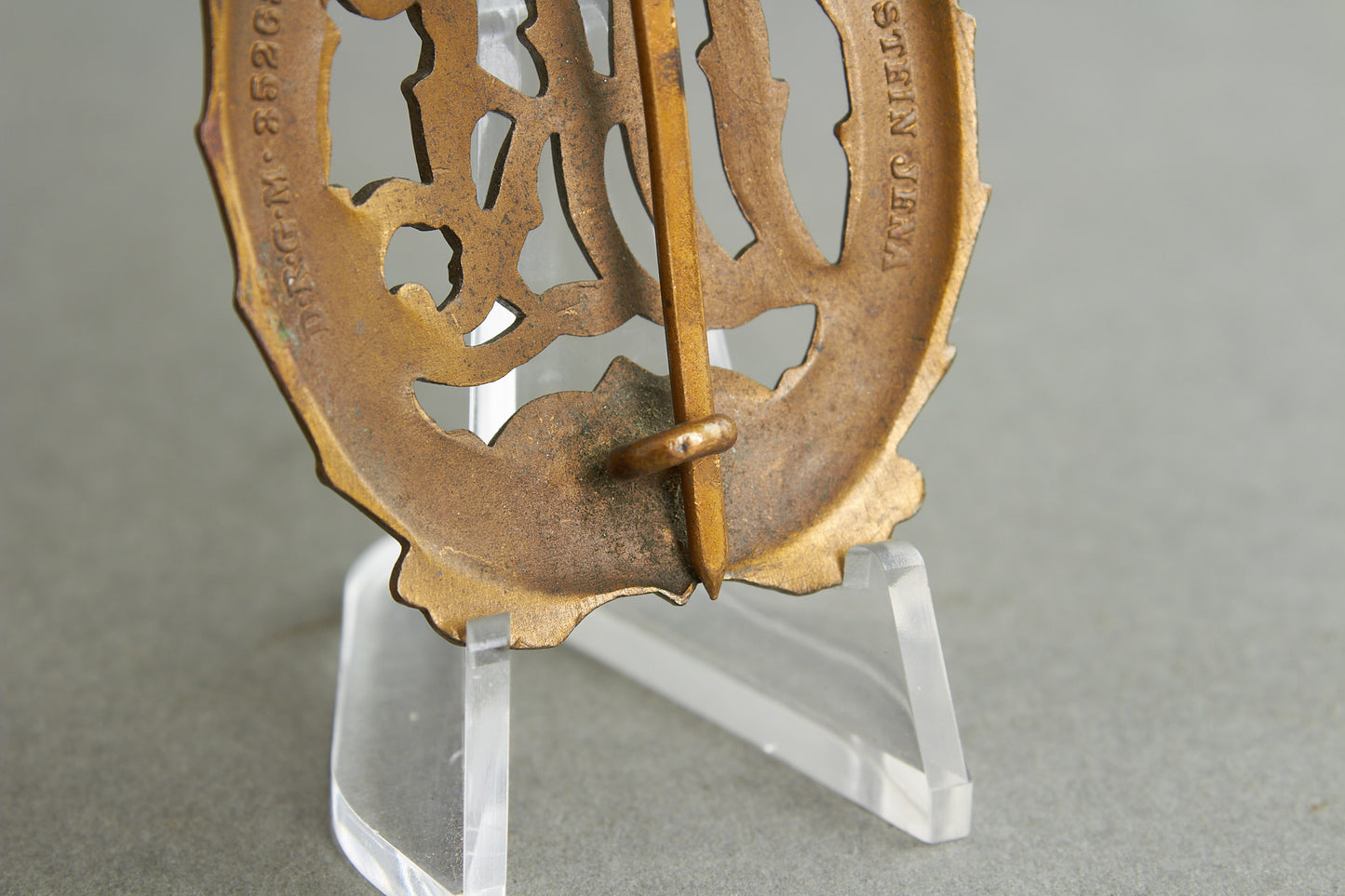 "Reichssportabzeichen DRL" in Bronze. Original.