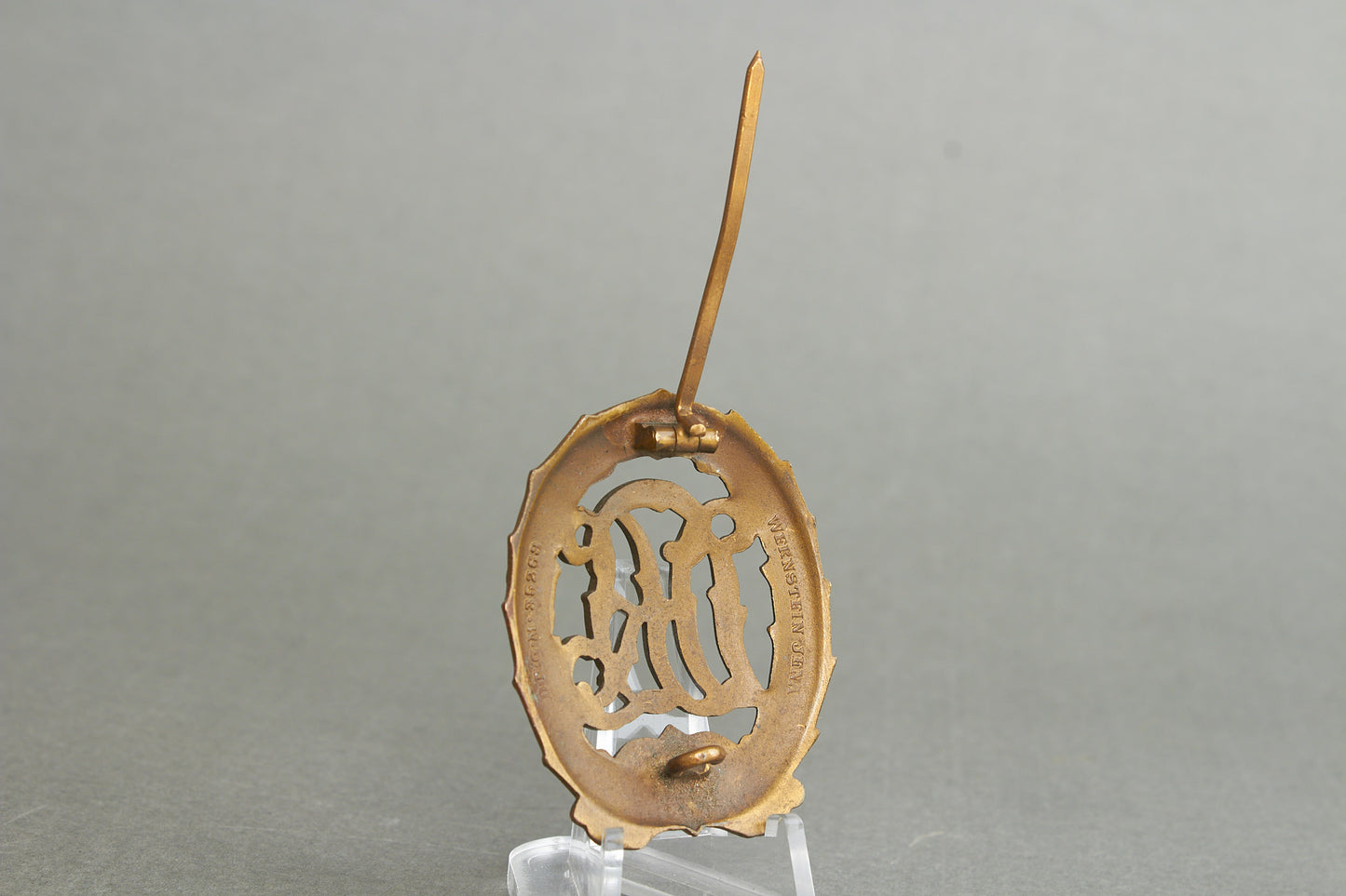 "Reichssportabzeichen DRL" in Bronze. Original.