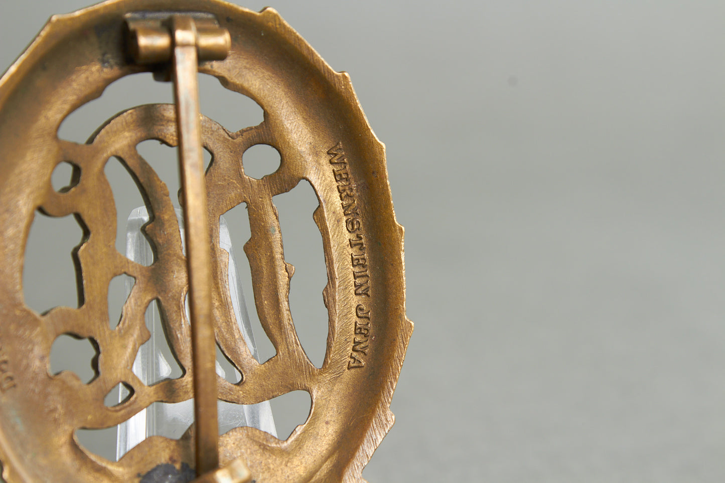 "Reichssportabzeichen DRL" in Bronze. Original.
