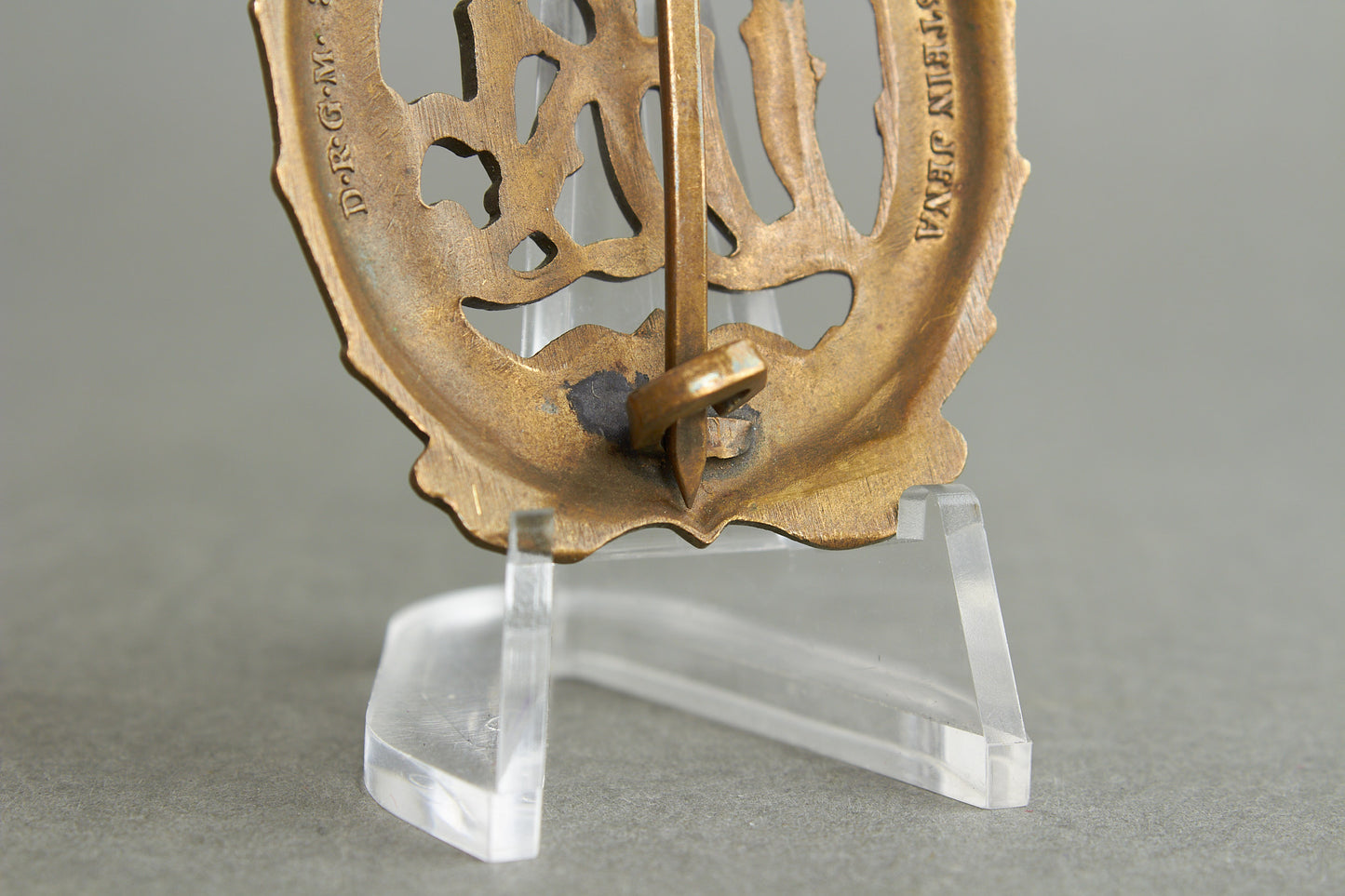 "Reichssportabzeichen DRL" in Bronze. Original.
