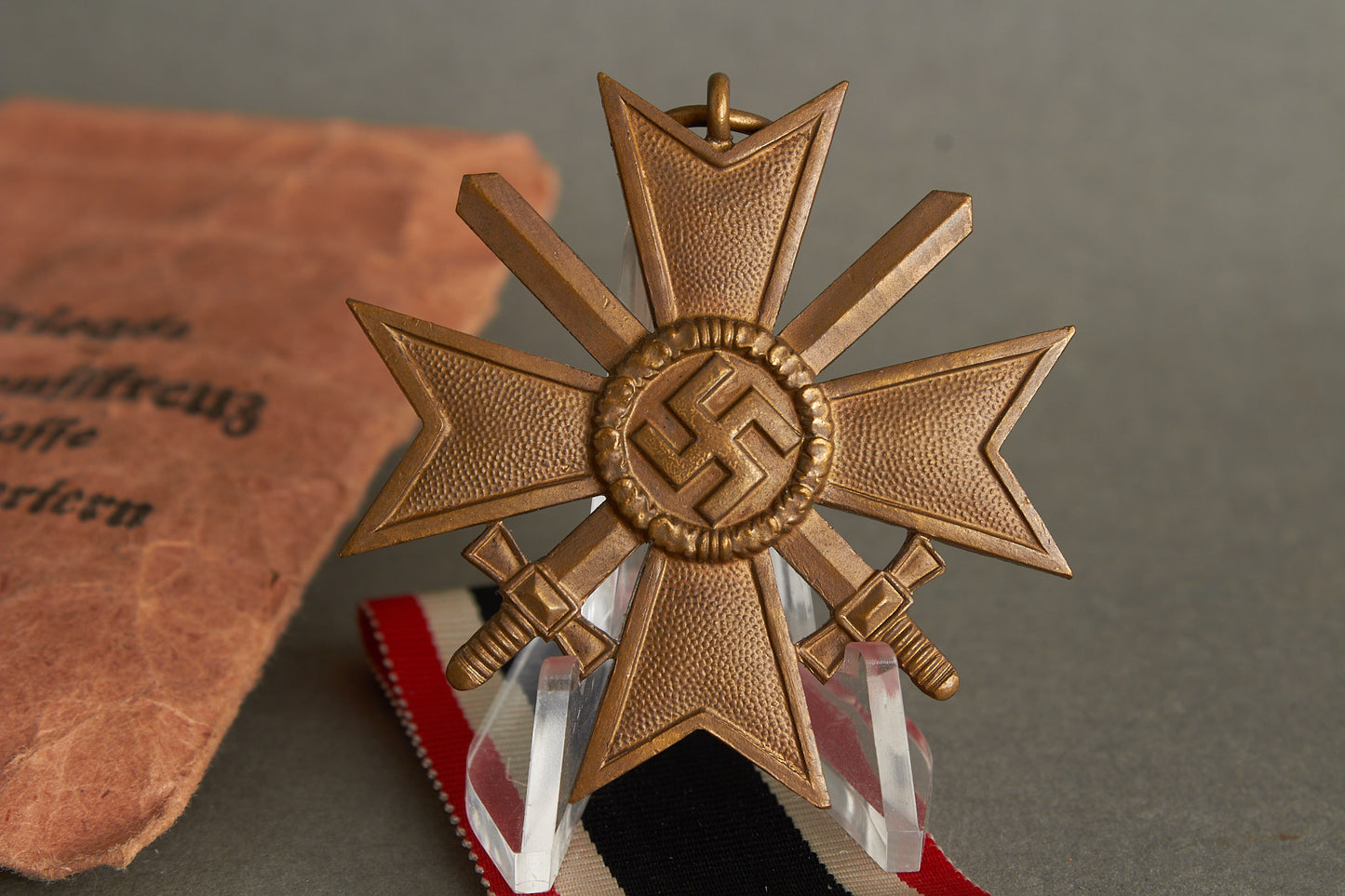 "Kriegsverdienstkreuz 2. Klasse" w. Swords. In envelope. Original.