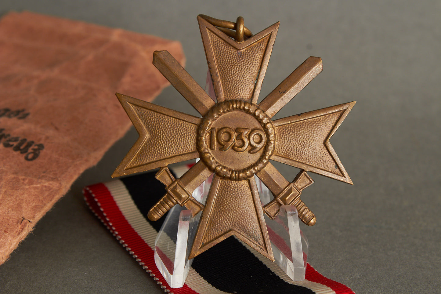 "Kriegsverdienstkreuz 2. Klasse" w. Swords. In envelope. Original.