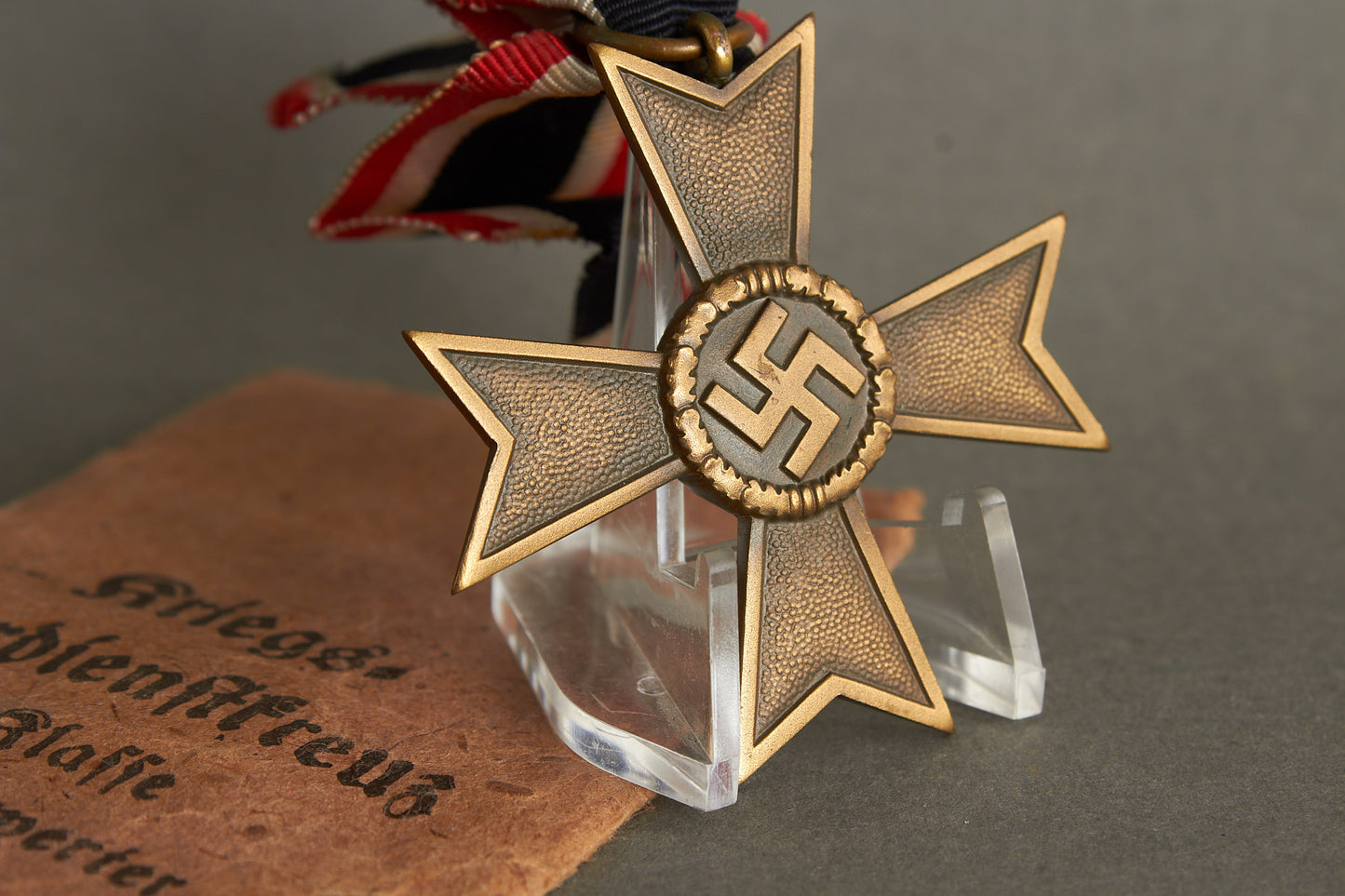 "Kriegsverdienstkreuz 2. Klasse". In envelope. Original.