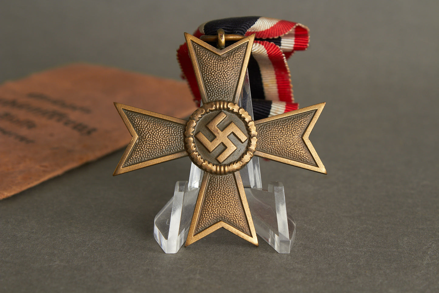 "Kriegsverdienstkreuz 2. Klasse". In envelope. Original.