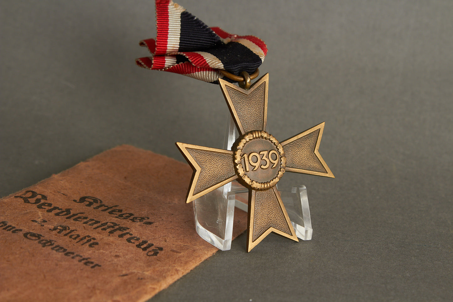 "Kriegsverdienstkreuz 2. Klasse". In envelope. Original.