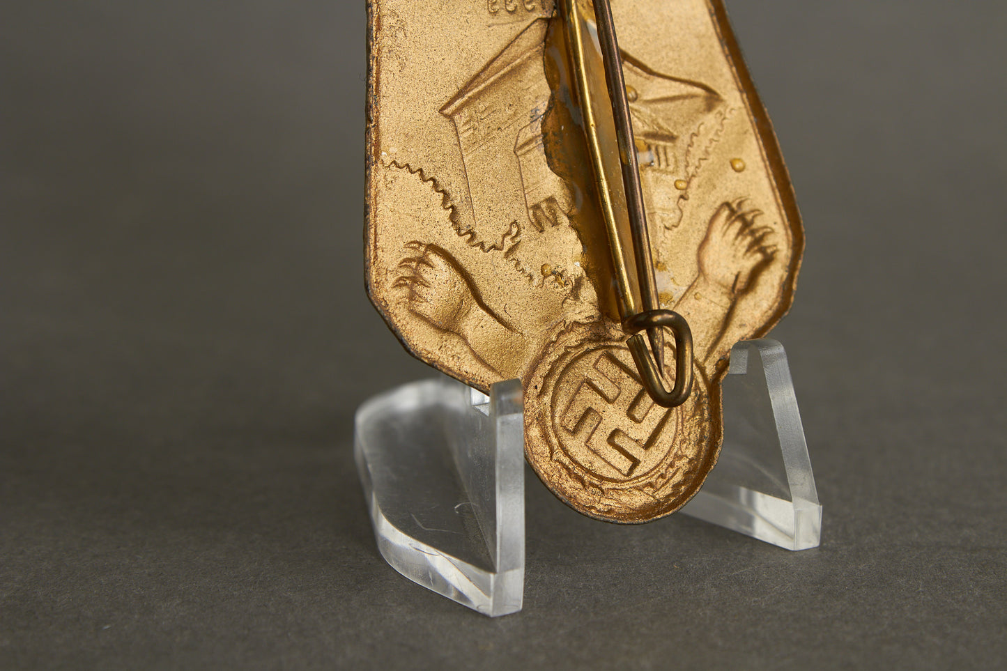 NSDAP "Kreis-Appell 1935" Tinnie. Repaired needle. Original.