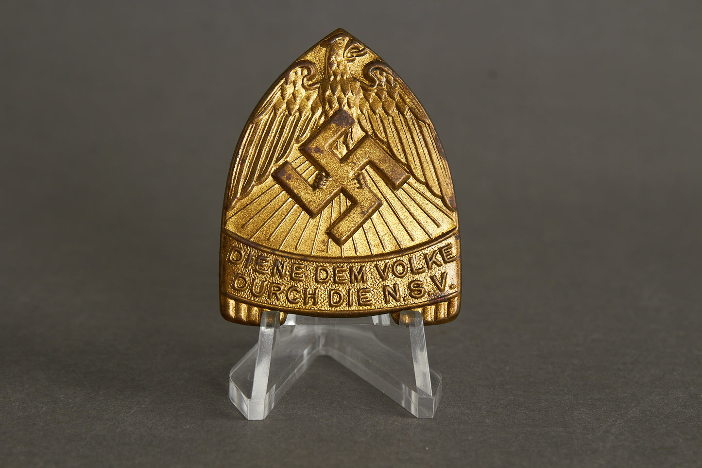 N.S.V (Nationalsozialistische Volkswohlfahrt) Tinnie. Original.