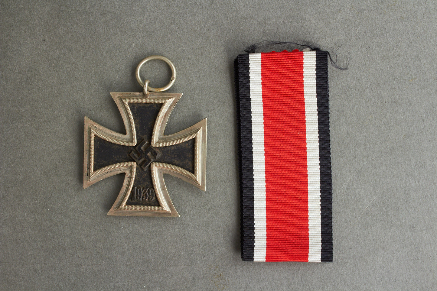 Iron Cross "Eisernes Kreuz" 2. Class. Maker marked "7". Original.