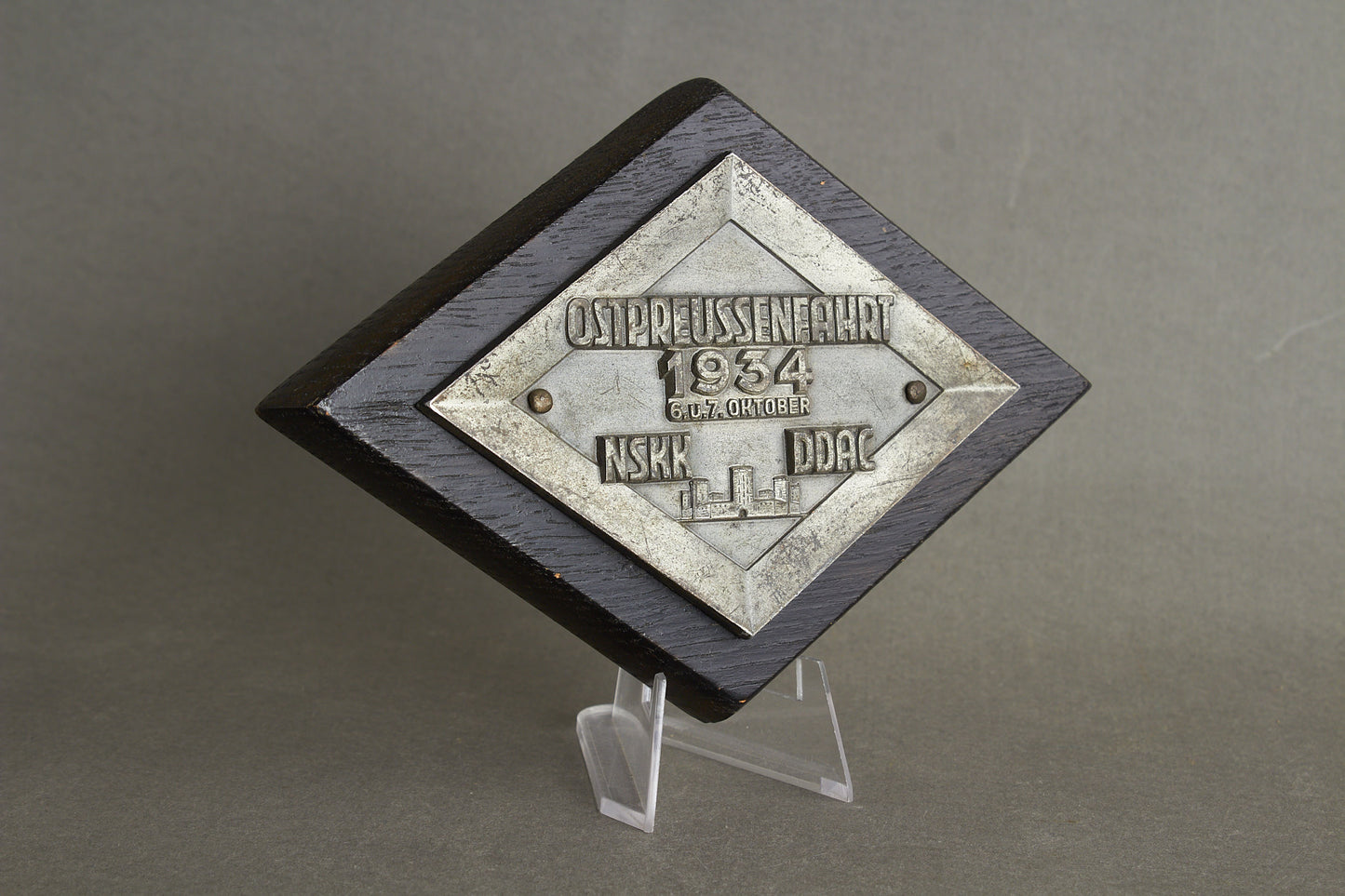 Early NSKK "Plakette" from 1934. Rare. Original.