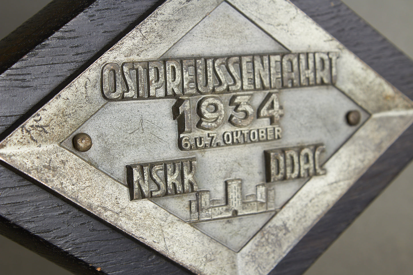 Early NSKK "Plakette" from 1934. Rare. Original.