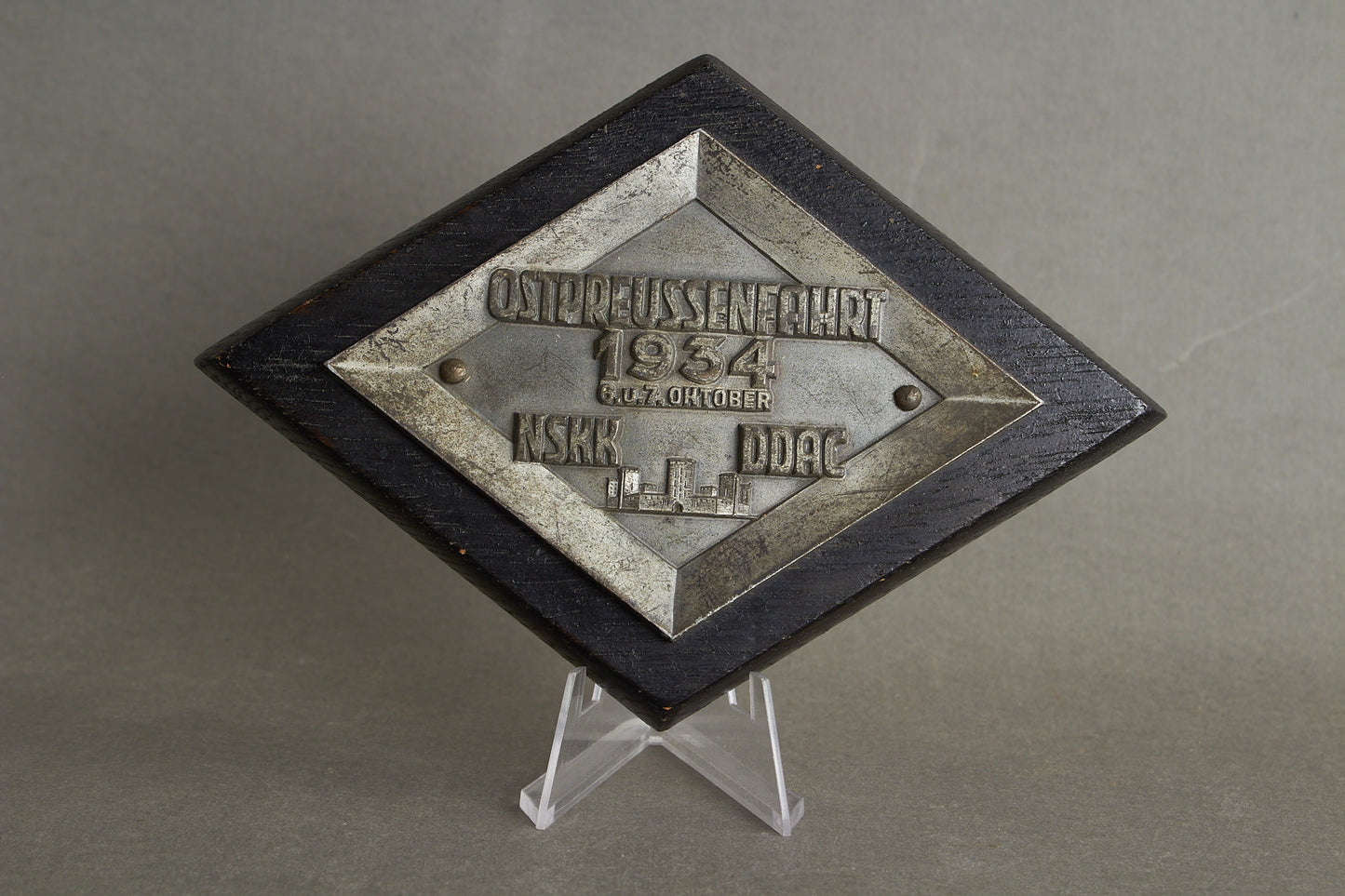 Early NSKK "Plakette" from 1934. Rare. Original.