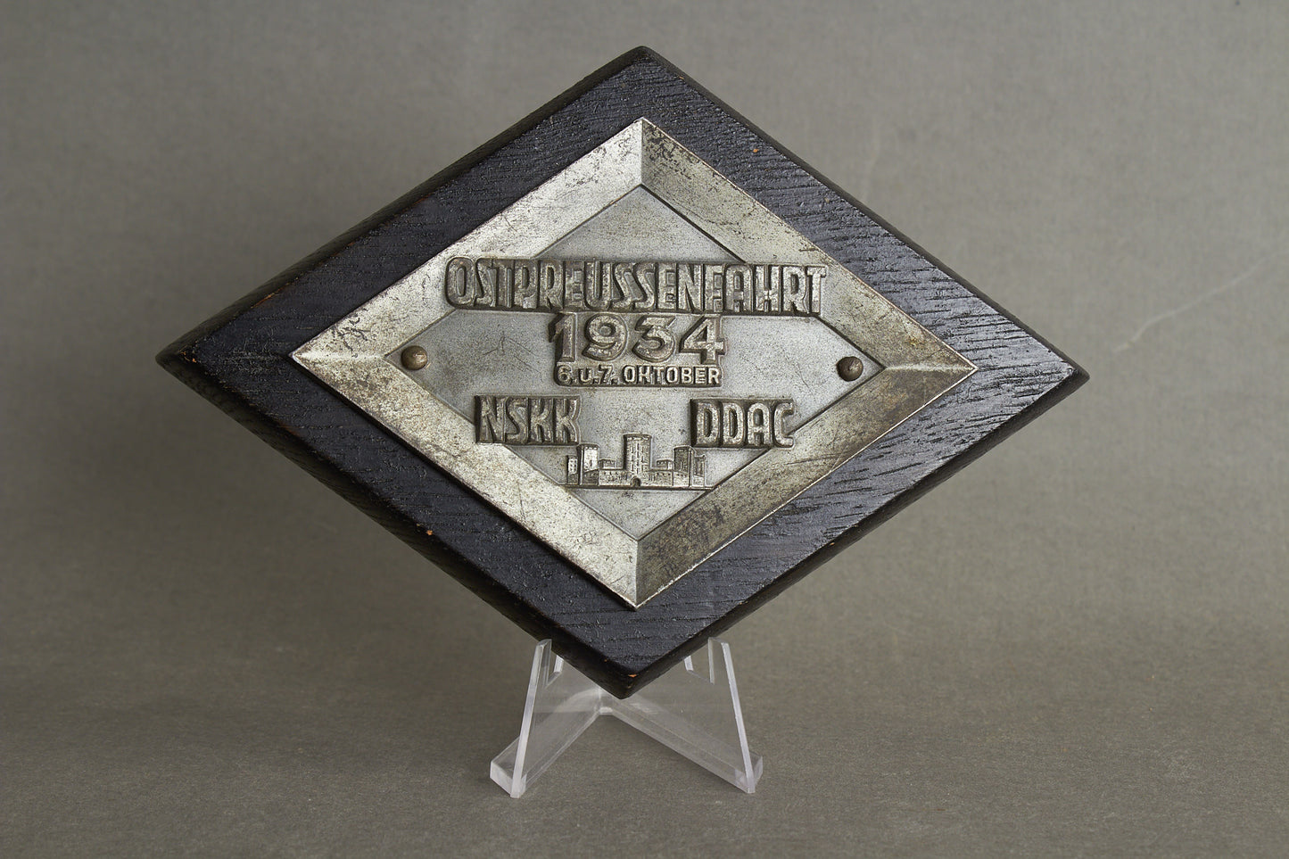 Early NSKK "Plakette" from 1934. Rare. Original.