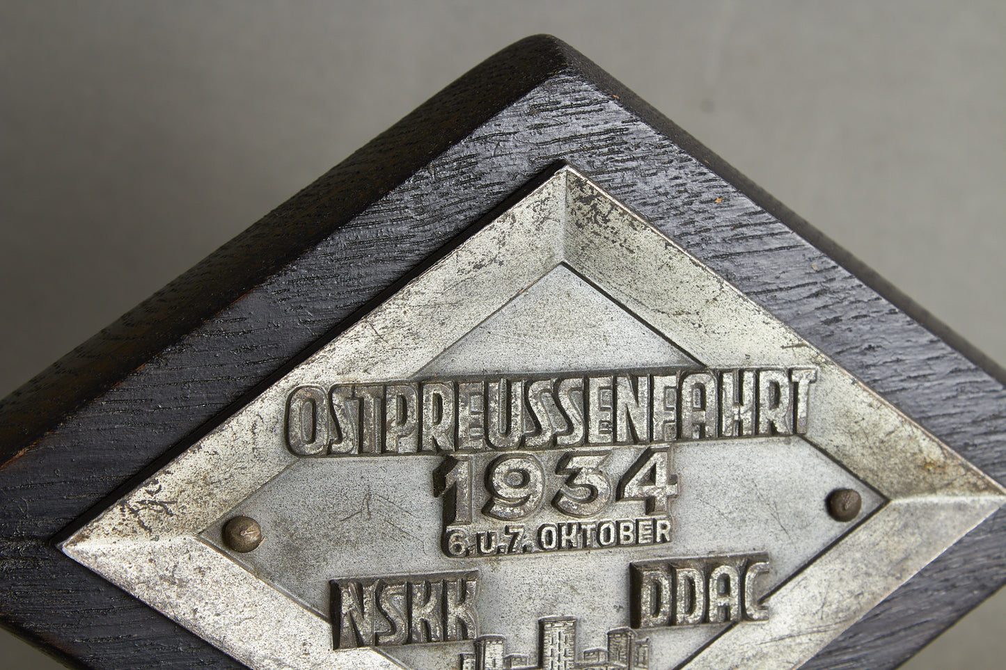 Early NSKK "Plakette" from 1934. Rare. Original.