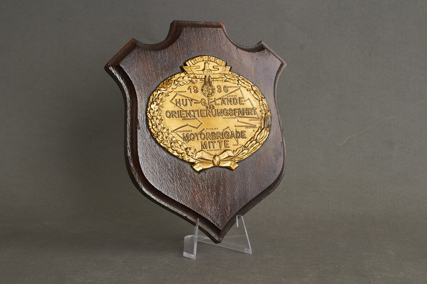 Early NSKK "Plakette" from 1936. Rare. Original.