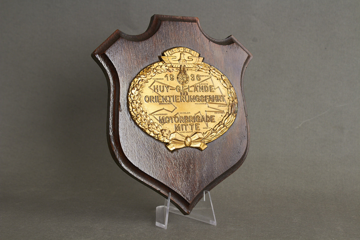 Early NSKK "Plakette" from 1936. Rare. Original.