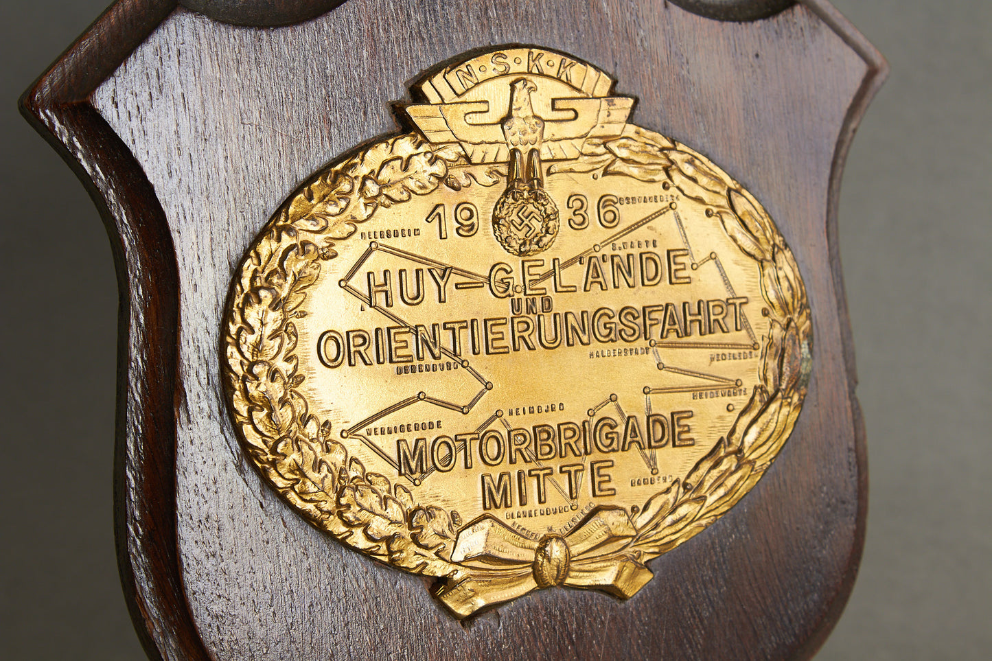 Early NSKK "Plakette" from 1936. Rare. Original.