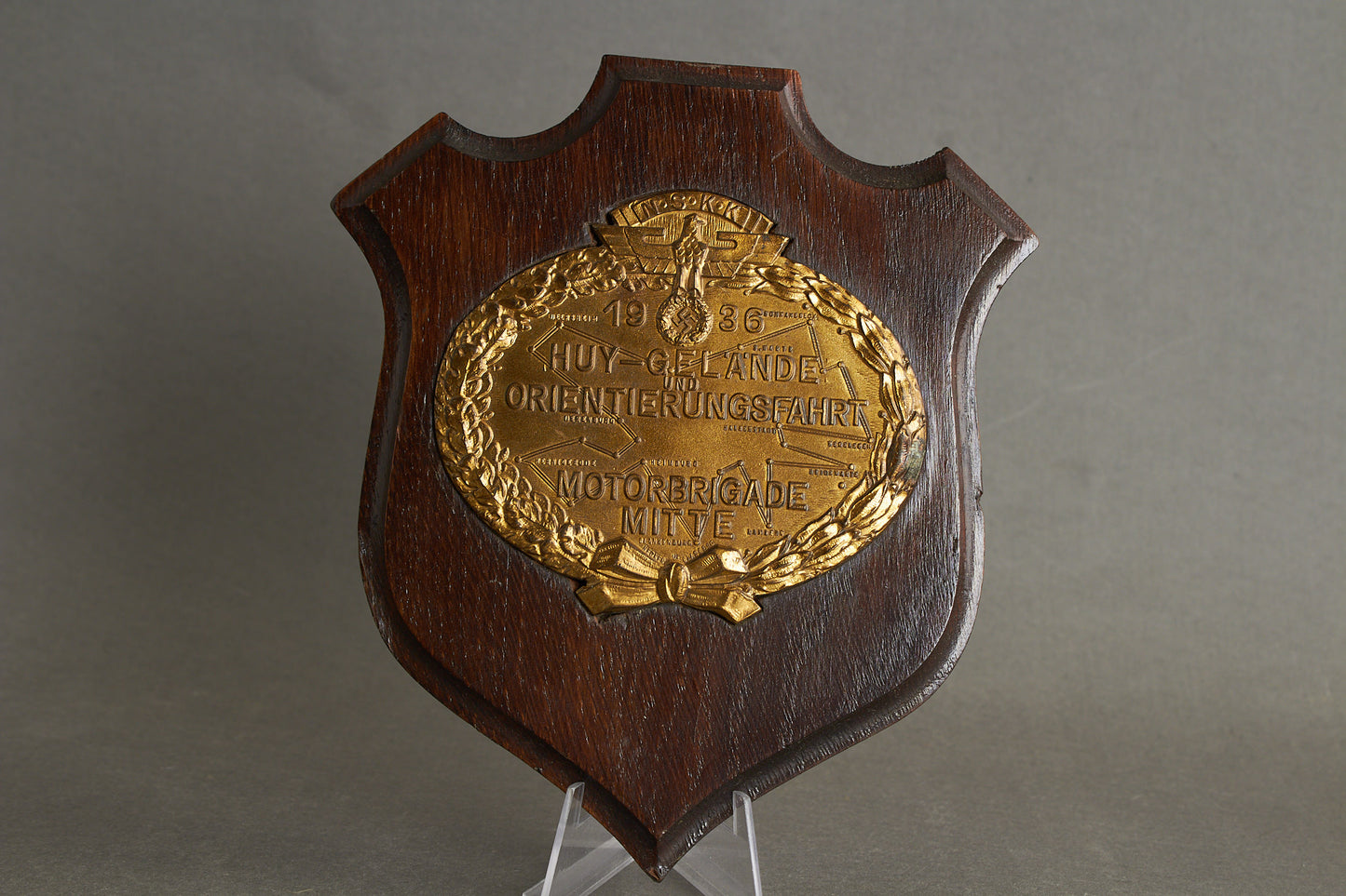 Early NSKK "Plakette" from 1936. Rare. Original.