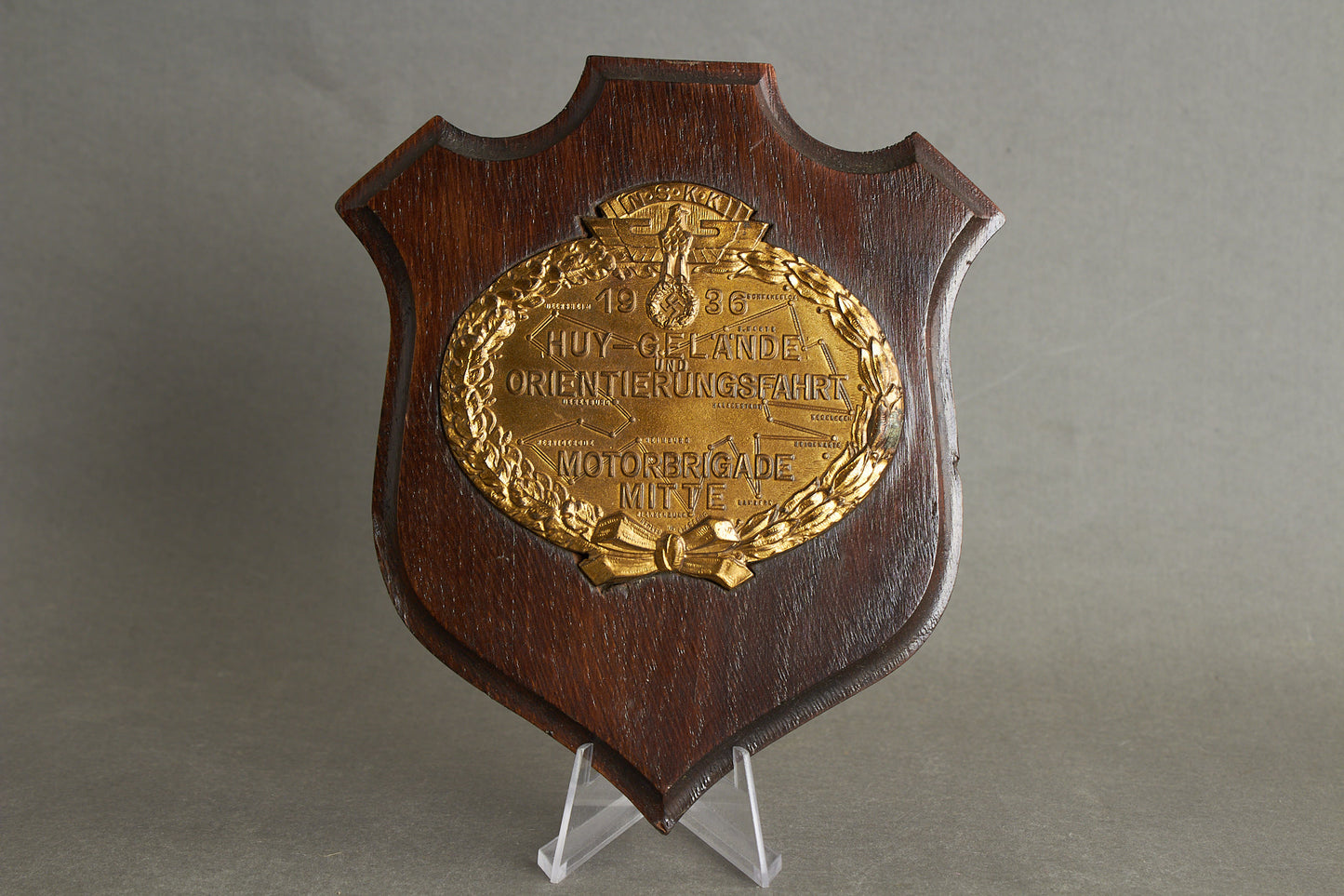 Early NSKK "Plakette" from 1936. Rare. Original.