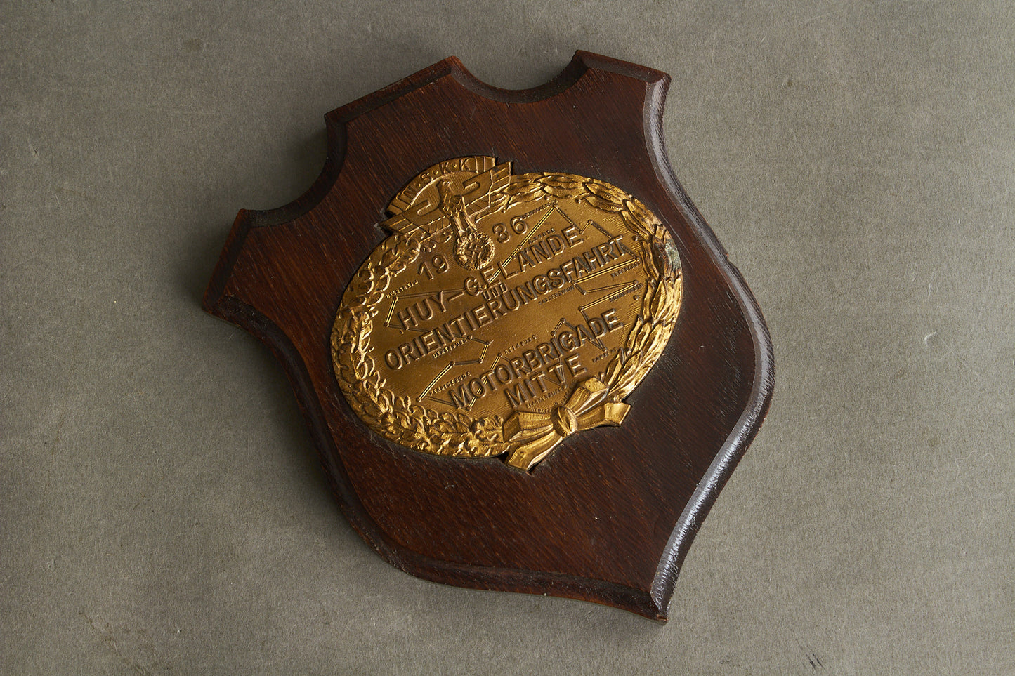 Early NSKK "Plakette" from 1936. Rare. Original.