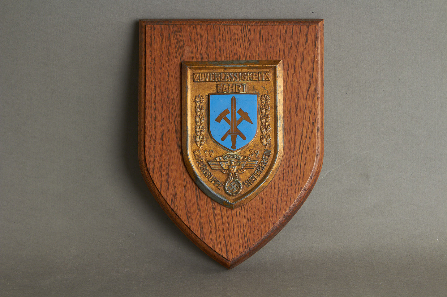 Large NSKK "Plakette" from 1939. Rare. Original.