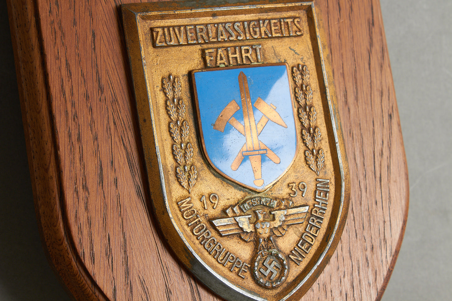 Large NSKK "Plakette" from 1939. Rare. Original.