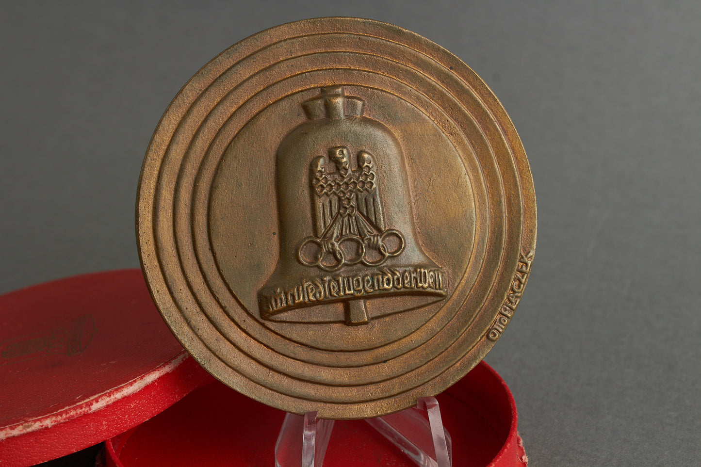Olympiade Berlin 1936 "Ich rufe die Jugend der Welt!". In box. Rare. Original.
