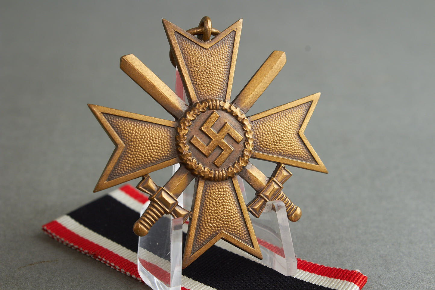 "Kriegsverdienstkreuz 2. Klasse" w. Swords. Maker marked "71". Original.