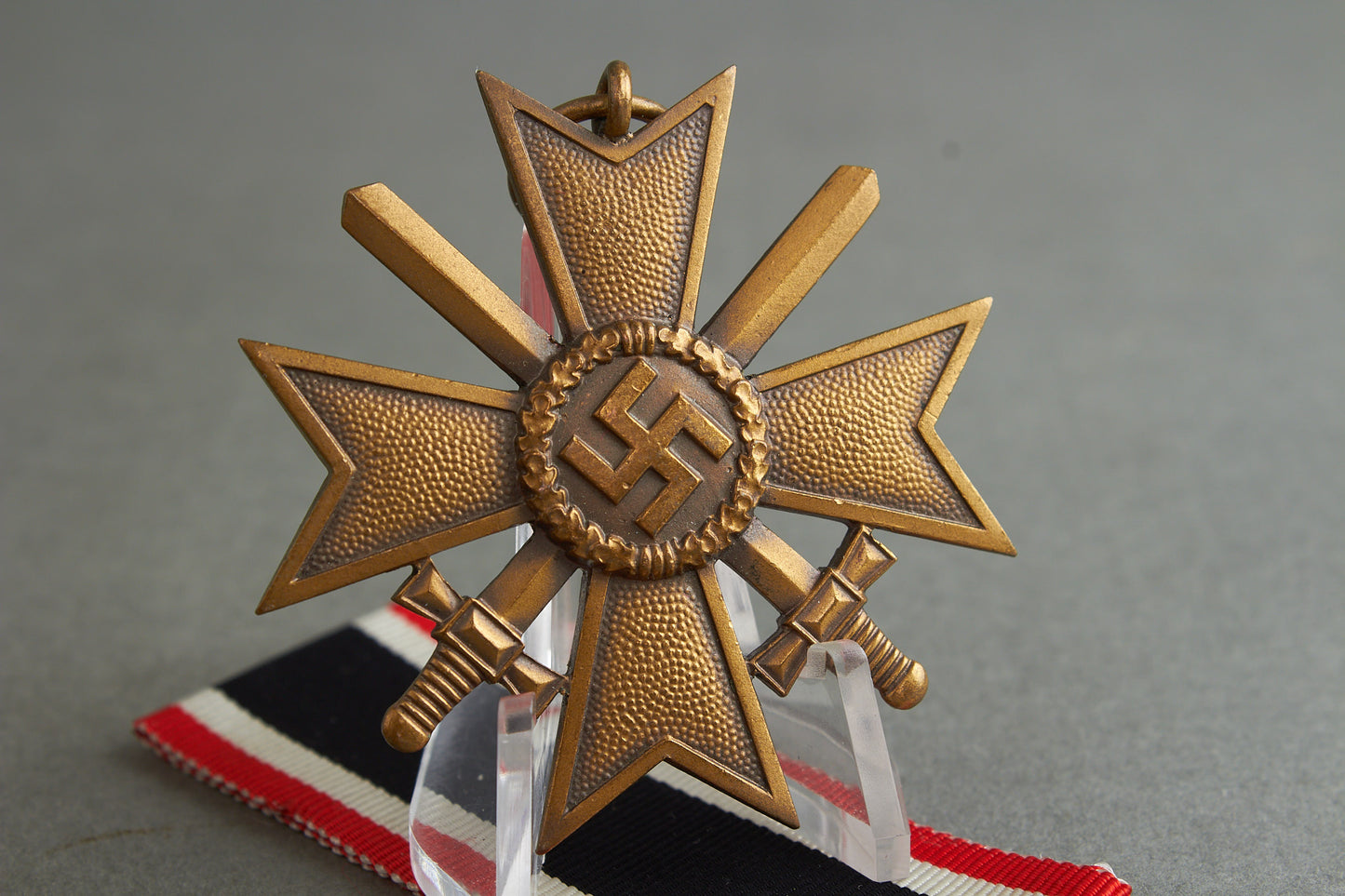 "Kriegsverdienstkreuz 2. Klasse" w. Swords. Maker marked "71". Original.