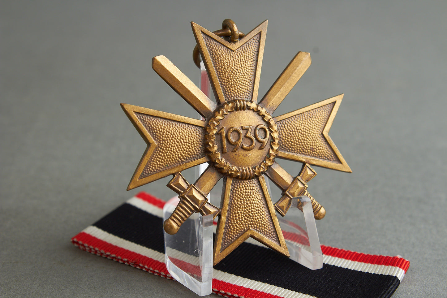 "Kriegsverdienstkreuz 2. Klasse" w. Swords. Maker marked "71". Original.