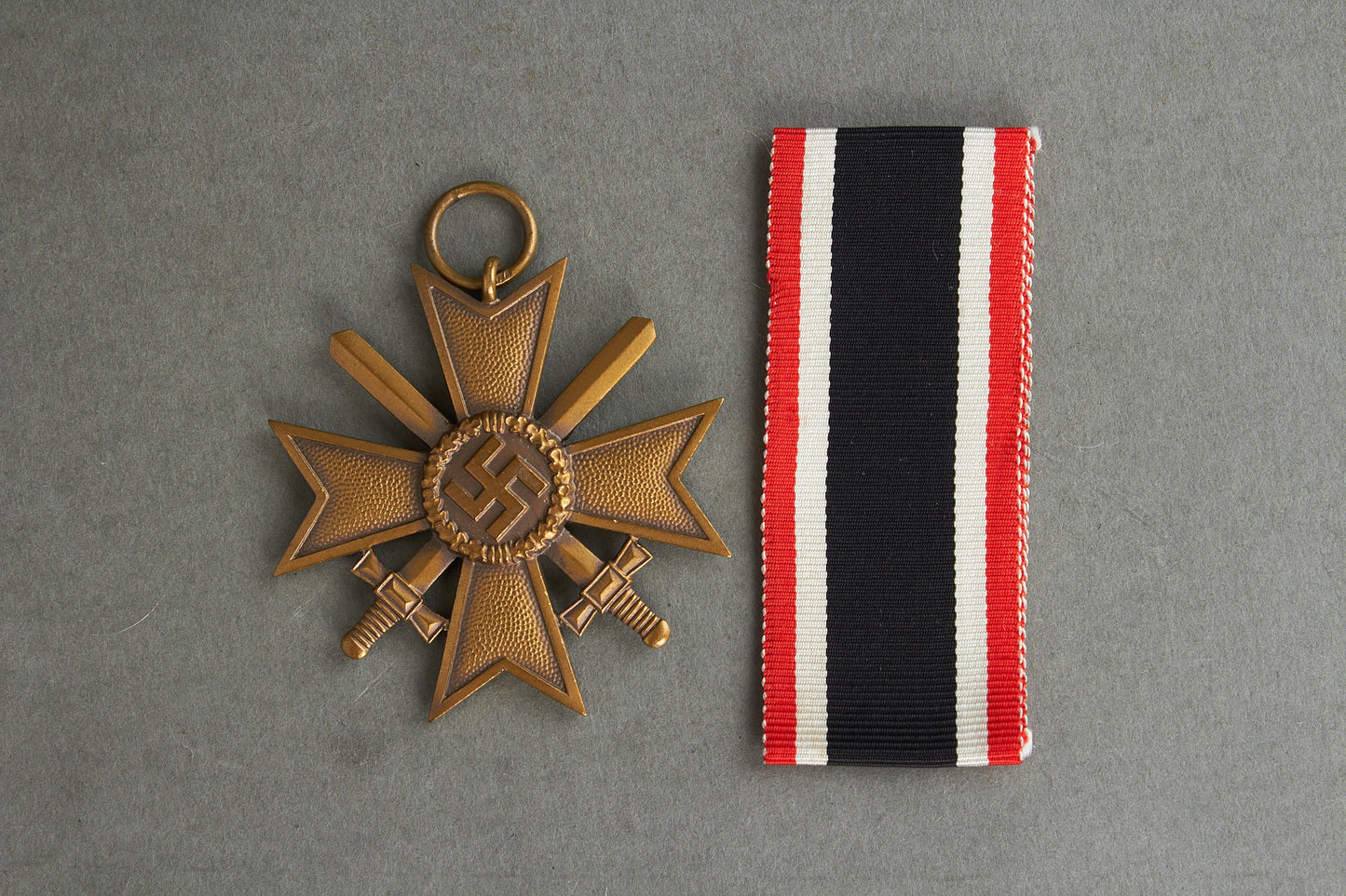 "Kriegsverdienstkreuz 2. Klasse" w. Swords. Maker marked "71". Original.
