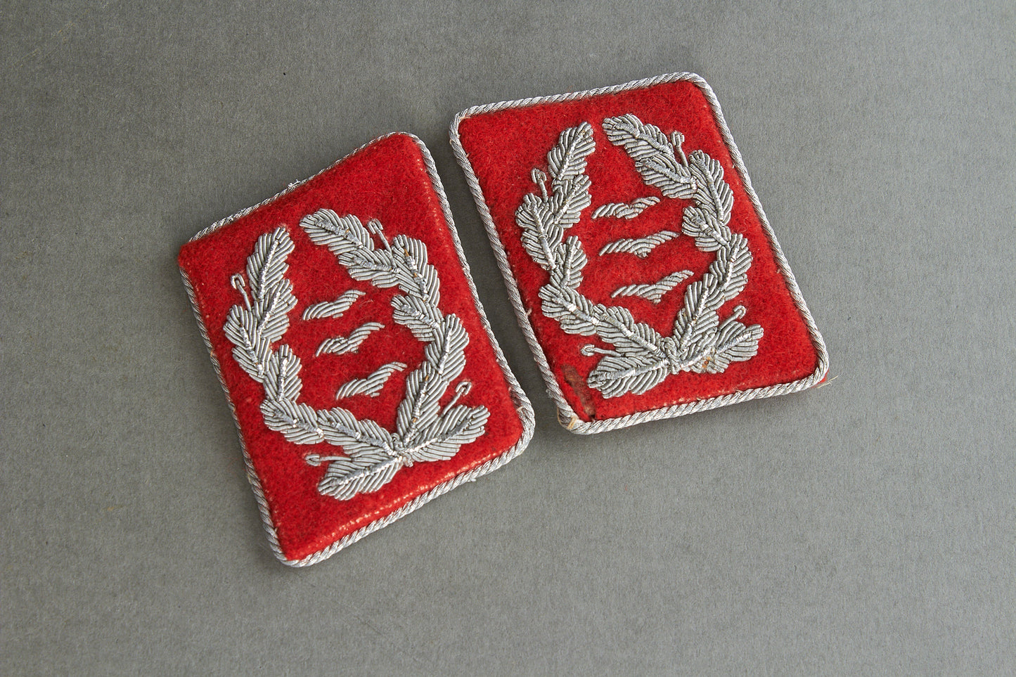 Luftwaffe "Flak" Officer Collar Tabs. Matching Pair. Original.