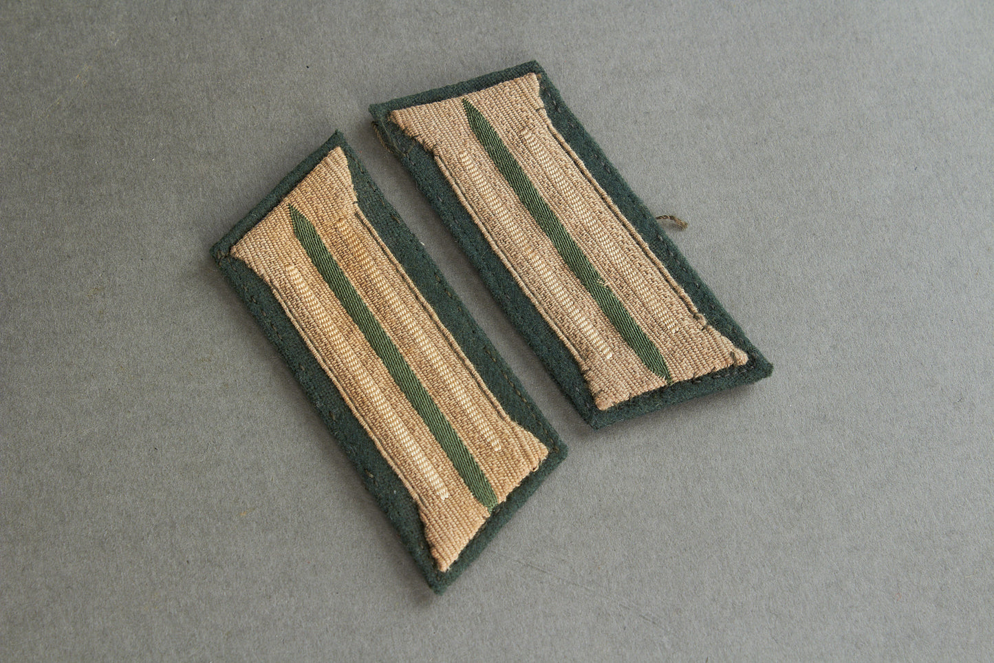 Wehrmacht "Infanterie" Collar Tabs. Matching pair. Original.