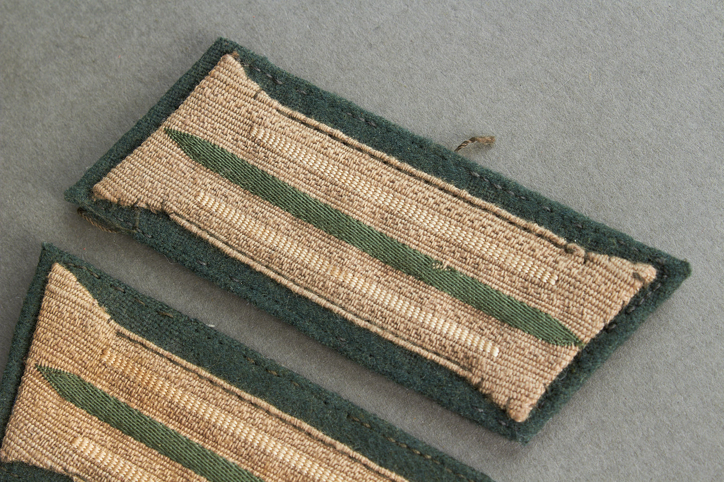 Wehrmacht "Infanterie" Collar Tabs. Matching pair. Original.
