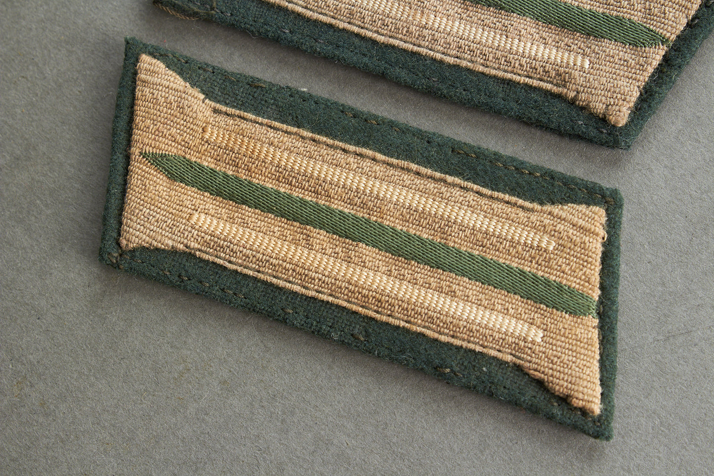 Wehrmacht "Infanterie" Collar Tabs. Matching pair. Original.
