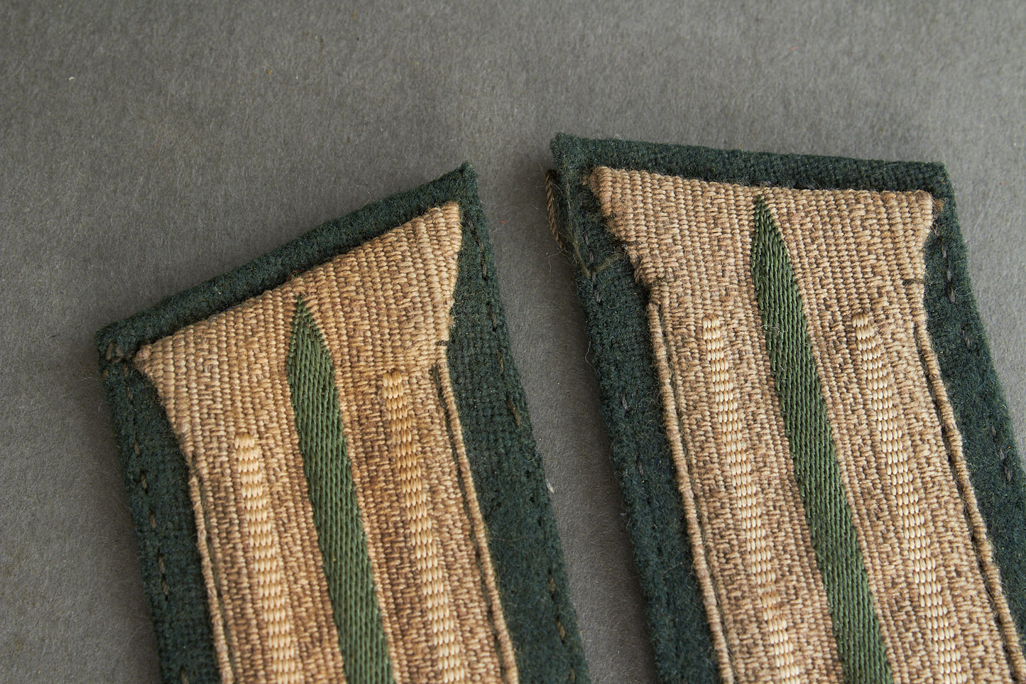 Wehrmacht "Infanterie" Collar Tabs. Matching pair. Original.
