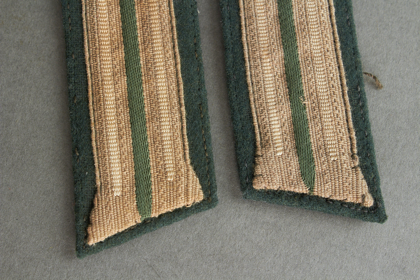 Wehrmacht "Infanterie" Collar Tabs. Matching pair. Original.