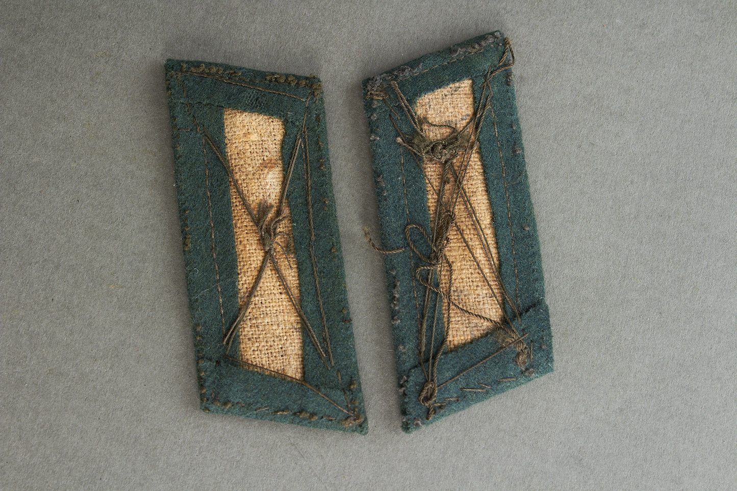 Wehrmacht "Infanterie" Collar Tabs. Matching pair. Original.