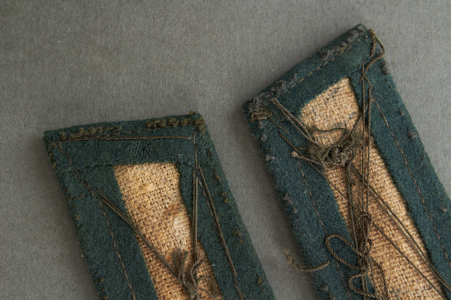 Wehrmacht "Infanterie" Collar Tabs. Matching pair. Original.
