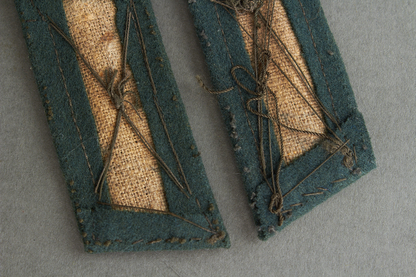 Wehrmacht "Infanterie" Collar Tabs. Matching pair. Original.