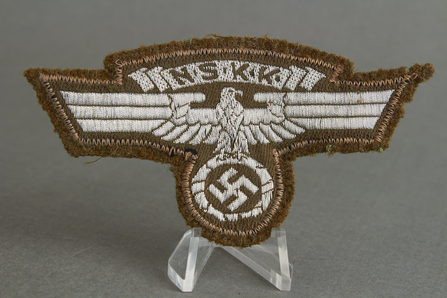NSKK "Ärmeladler" For the "Braunhemd". With RZM Paper tag. Original.