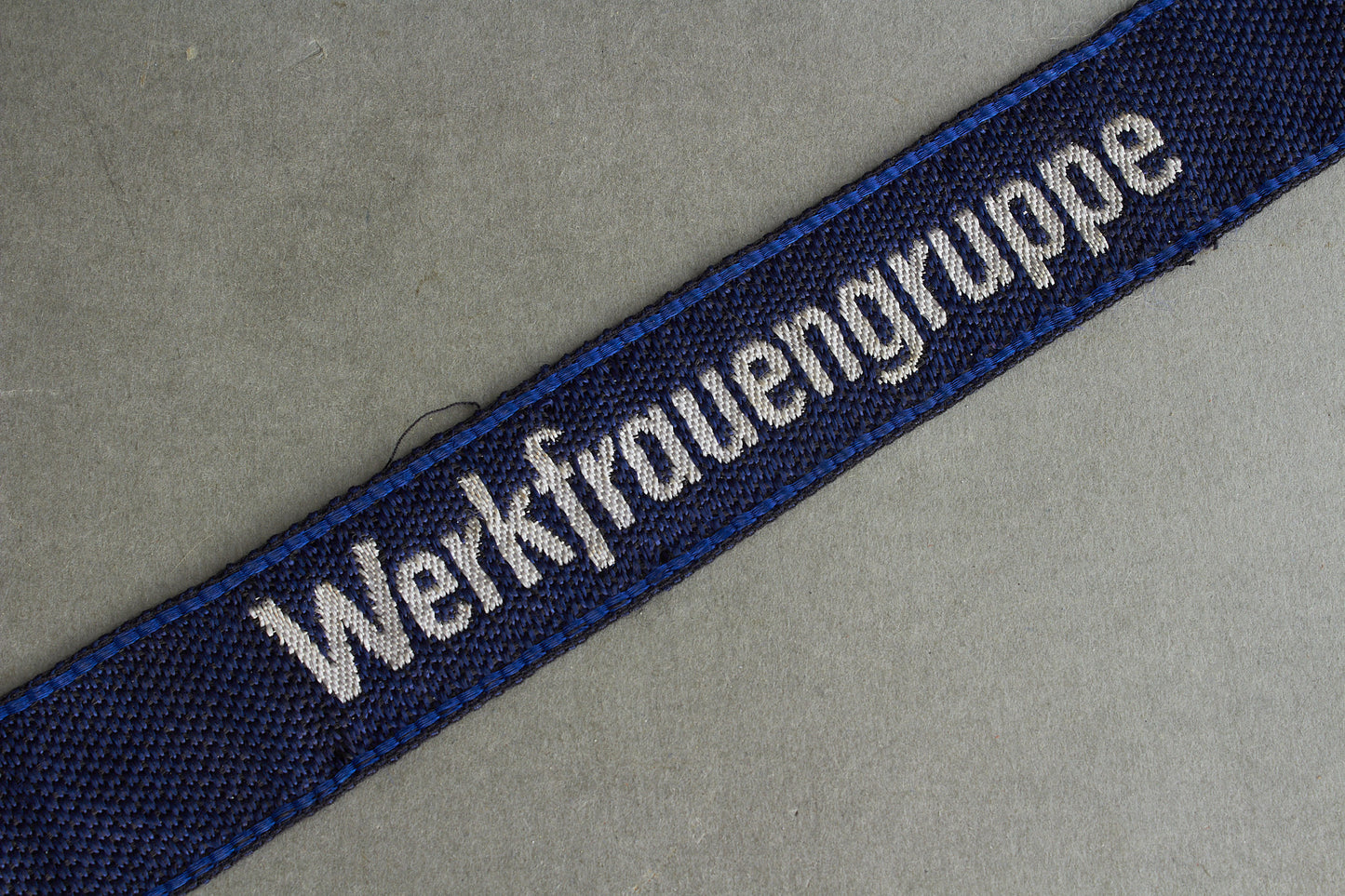 NSV/DAF "Werkfrauengruppe" Cufftitle w. RZM tag. Original.